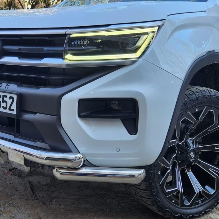 Chrome Stainless Steel Front Protection Bar – VW Amarok 2023 ✨